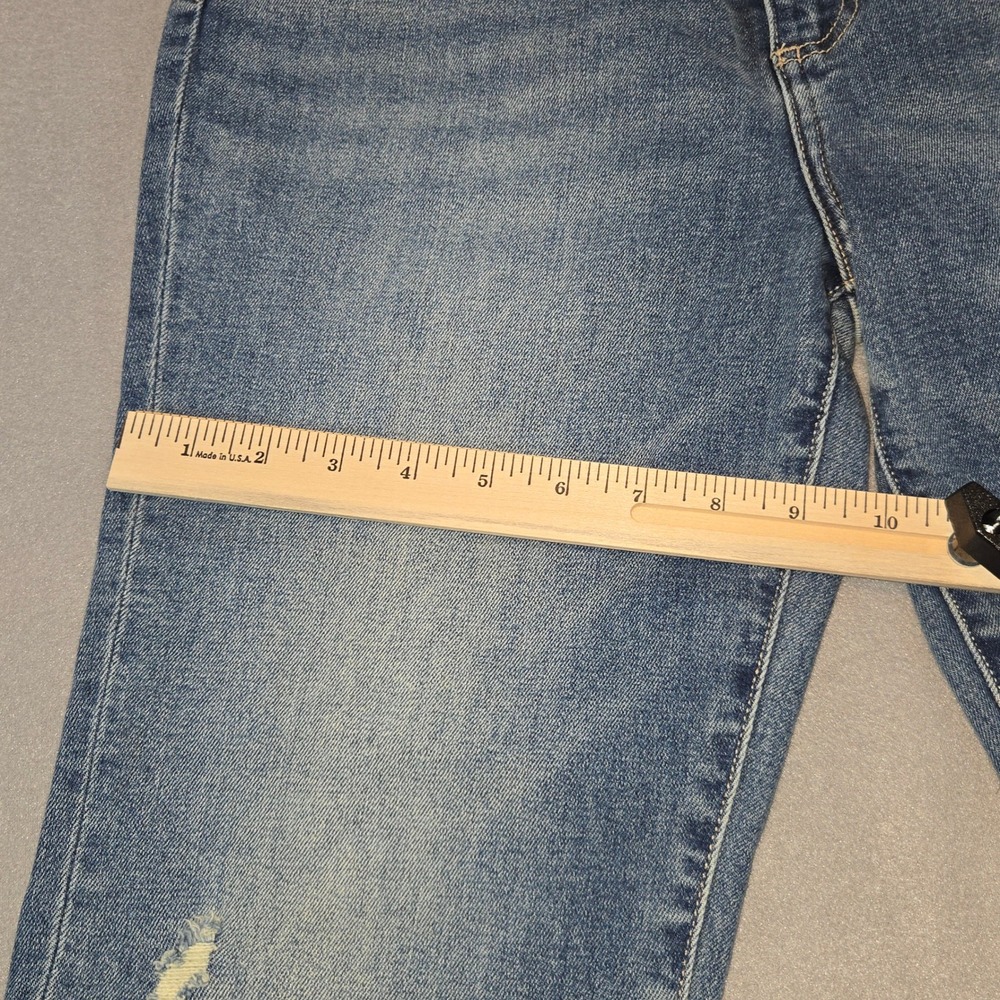 Pistola Flare Jeans Women 30 Blue High Rise Distressed Raw Hem P00016088SJ‎ - Picture 11 of 11
